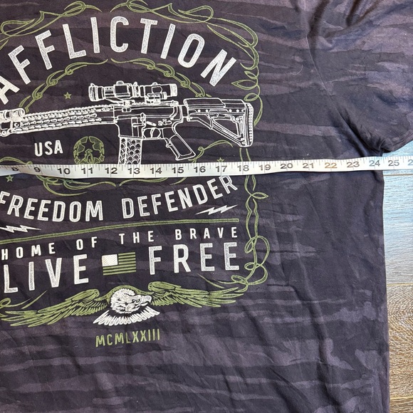 Affliction Freedom Defender graphic camo tee - Picture 6 of 7